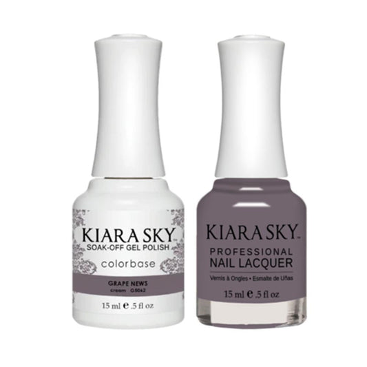 Kiara Sky 5062-5071- All-In-One Gel Polish & Matching Nail Lacquer Duo Set - 0.5oz