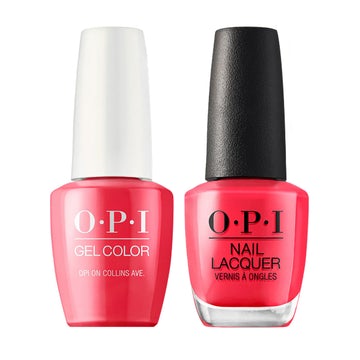 OPI B76 OPI on Collins Ave. - Gel Polish & Matching Nail Lacquer Duo Set 0.5oz