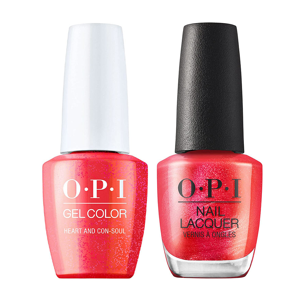 OPI D55 Heart and Con-soul - Gel Polish & Matching Nail Lacquer Duo Set 0.5oz