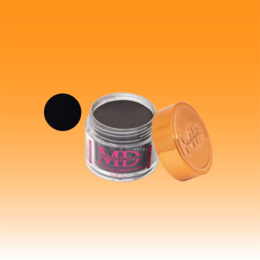 md powder for acrylic nails in black color