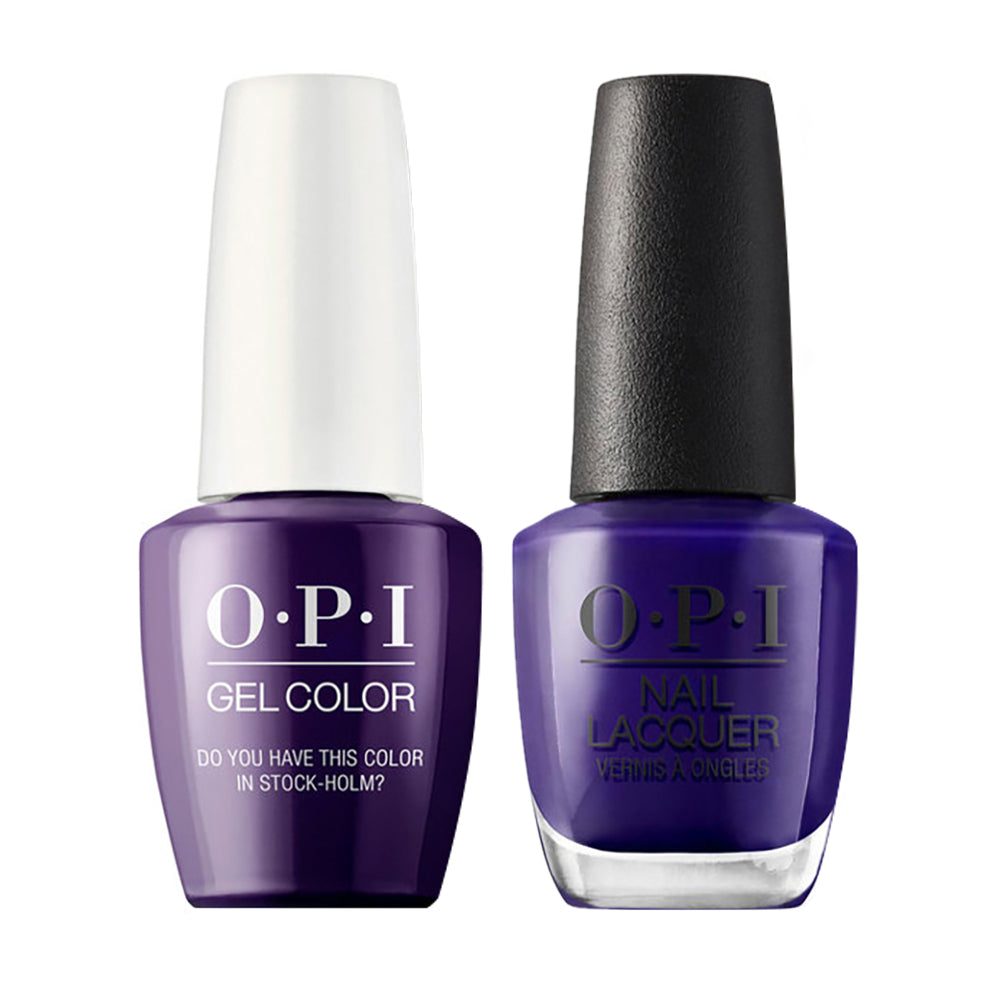 OPI N47 Do You Have this Color in Stock-holm? - Gel Polish & Matching Nail Lacquer Duo Set 0.5oz