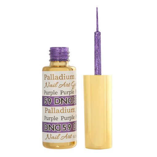 DND - Gel Nail Art Palladium Liner - Purple - #059
