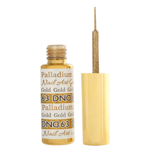 DND - Gel Nail Art Palladium Liner - Gold - #063