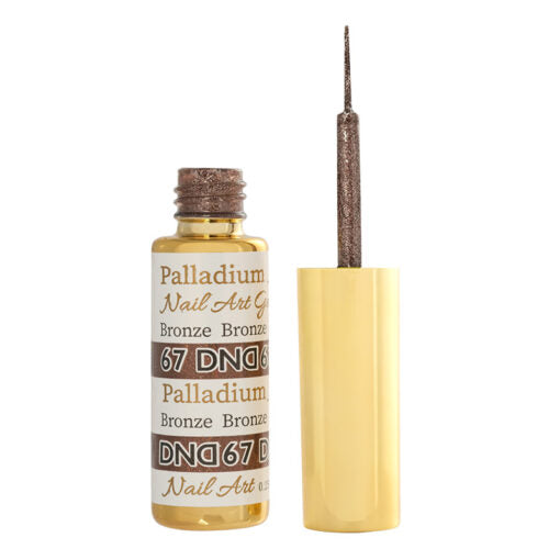DND - Gel Nail Art Palladium Liner - Bronze - #067