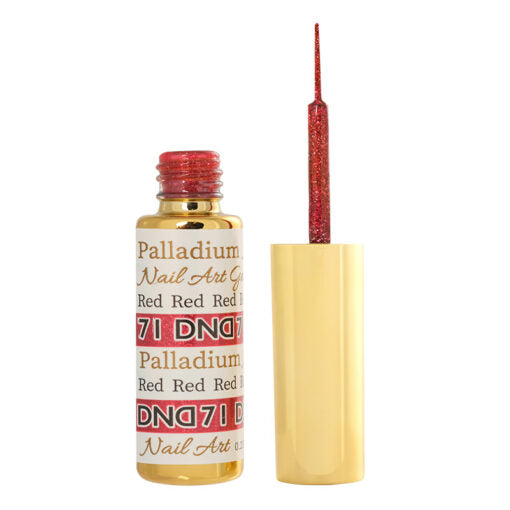 DND - Gel Nail Art Palladium Liner - Red - #071