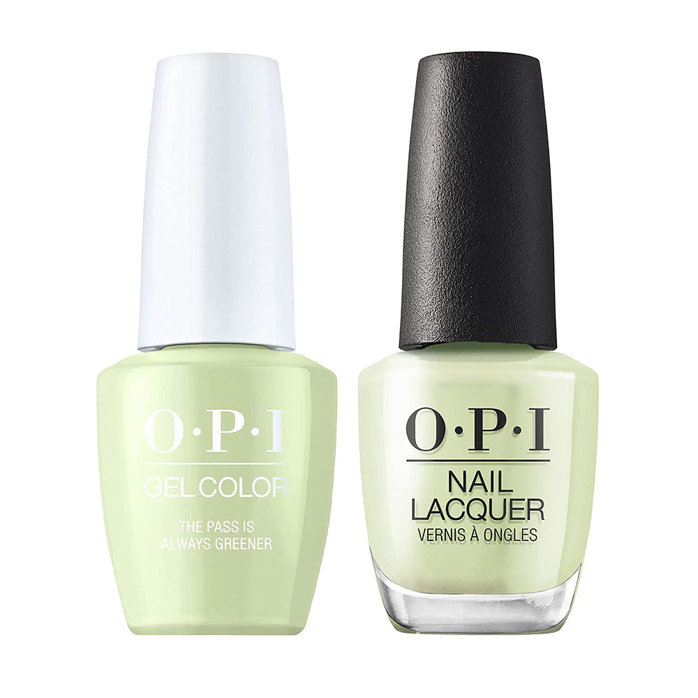 OPI D56 The Pass is Always Greener - Gel Polish & Matching Nail Lacquer Duo Set 0.5oz