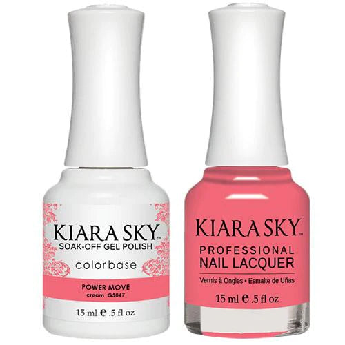 Kiara Sky 5042-5051  - All-In-One Gel Polish & Matching Nail Lacquer Duo Set - 0.5oz