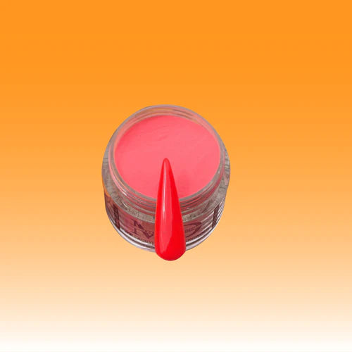 md powder for acrylic nails in orange color