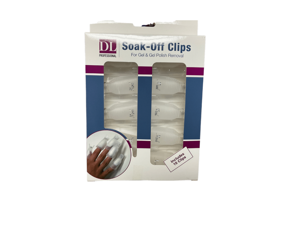Pack of 10 DL Pro Soak-Off Clips