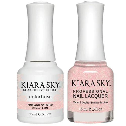 Kiara Sky 5042-5051  - All-In-One Gel Polish & Matching Nail Lacquer Duo Set - 0.5oz