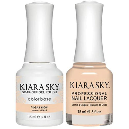 Kiara Sky 5012-5021  - All-In-One Gel Polish & Matching Nail Lacquer Duo Set - 0.5oz