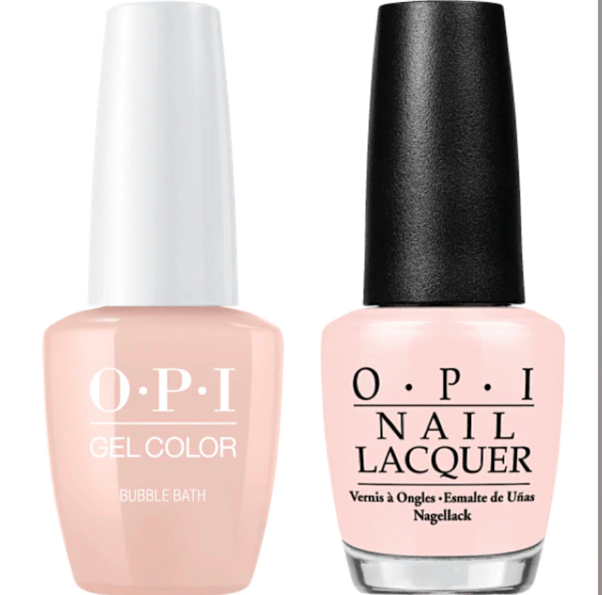 OPI GELCOLOR + MATCHING LACQUER BUBBLE BATH #S86